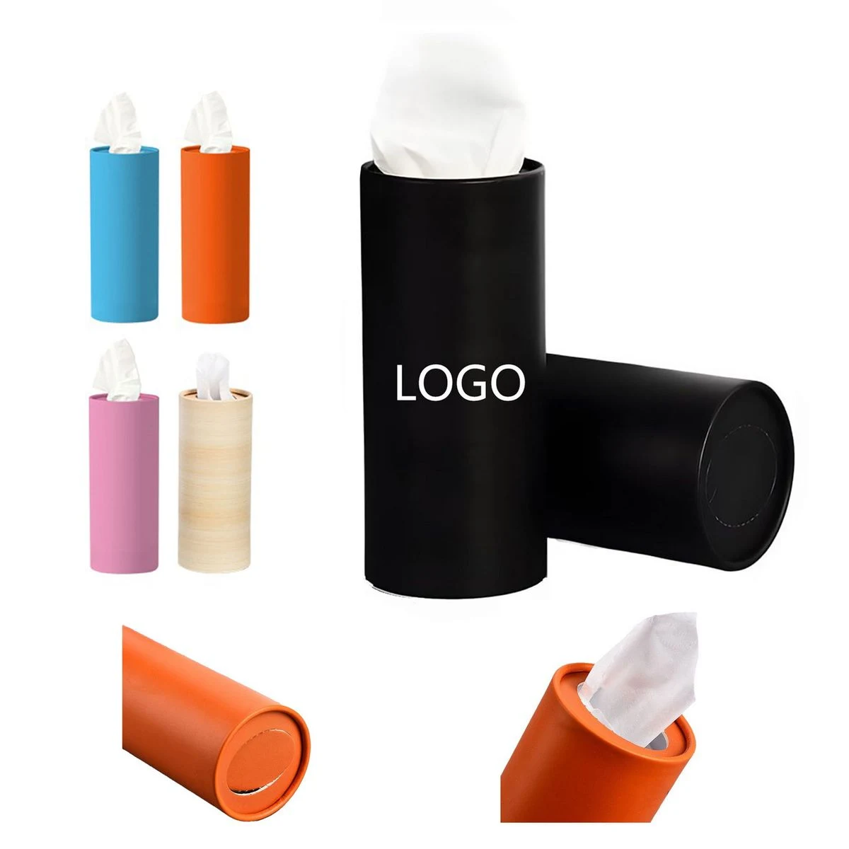 Cylinder Tissue Canister 1