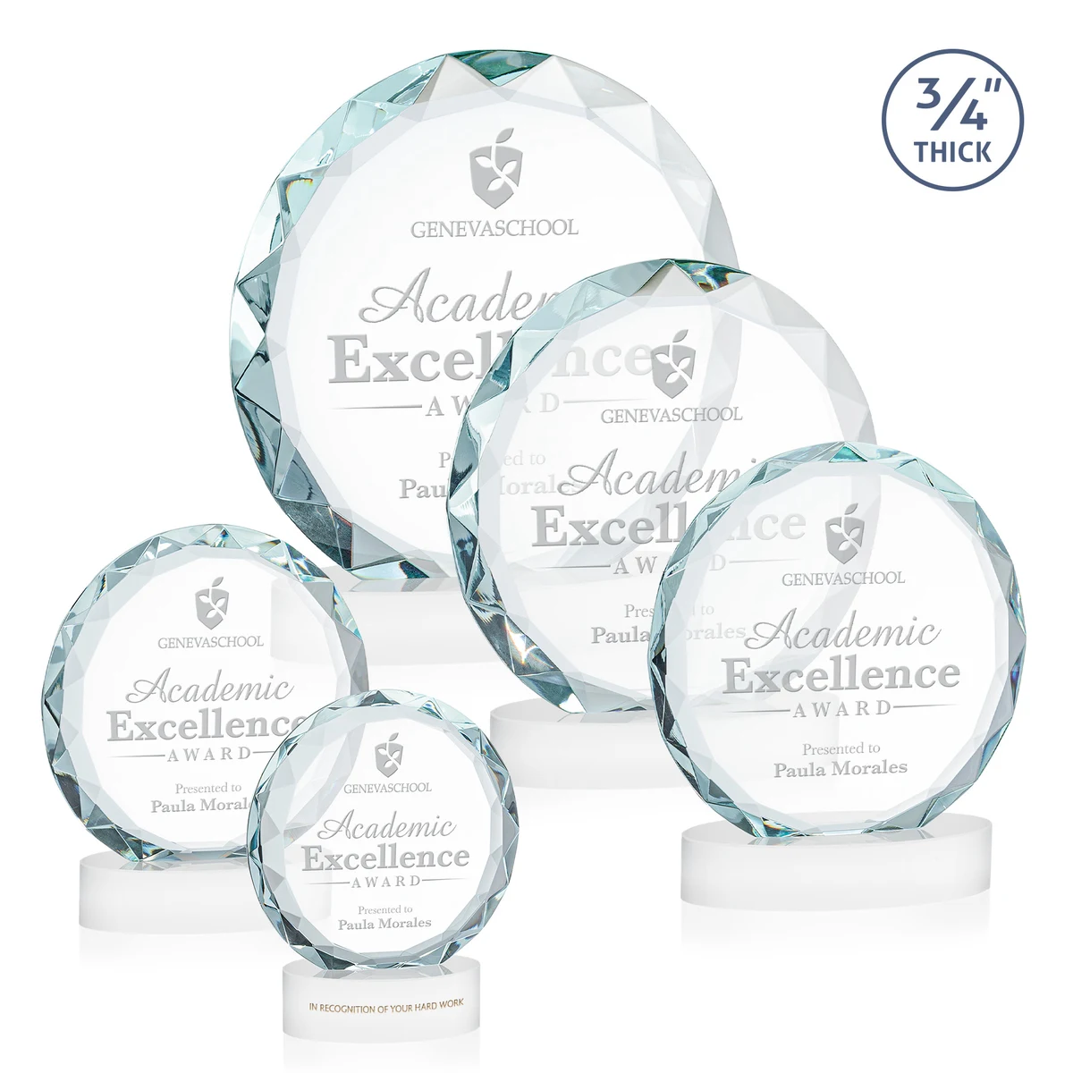 Centura Award on Alberton Base - White 1