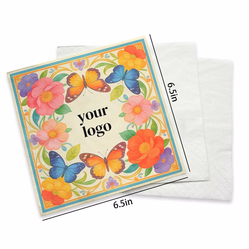 2-Ply Full Color Custom Dinner Napkin