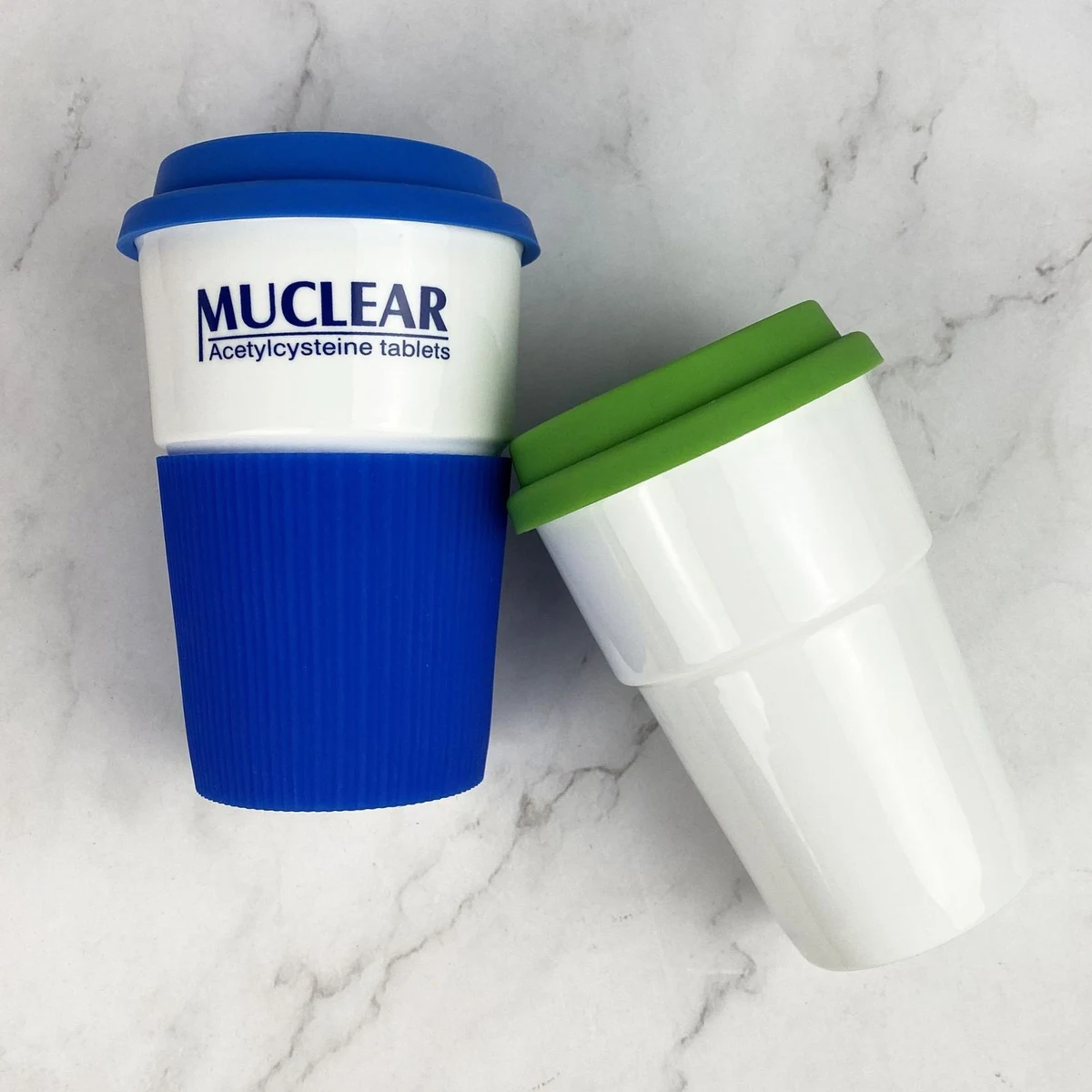 Ceramic Coffee Mug with Silicone lid 1