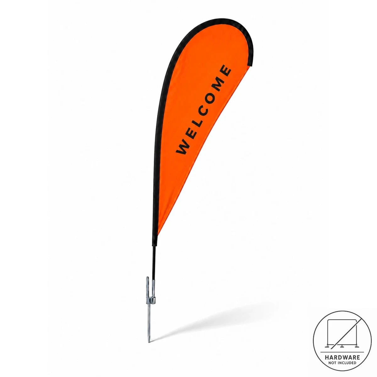 Replacement Flag for 9' Small Tear Drop Flag Kit, Full Color Graphics Double Sided 1