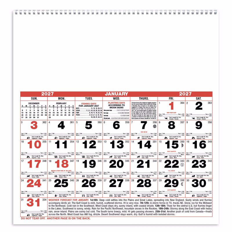 Triumph® Calendars Small Almanac