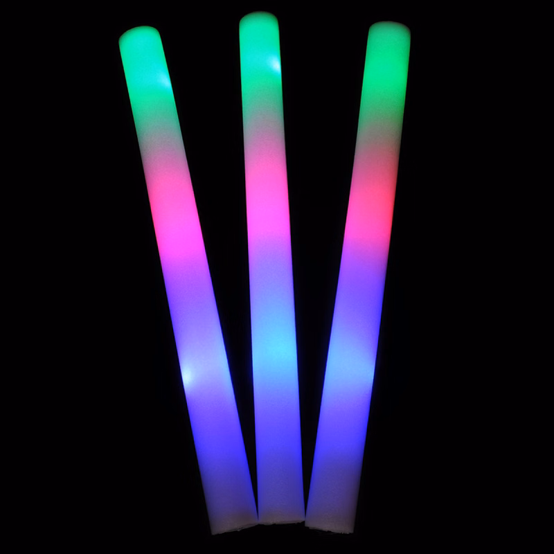 Multi Color LED Foam Cheer Stick