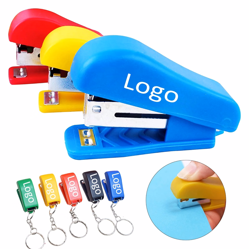 Mini Stapler with Keychain