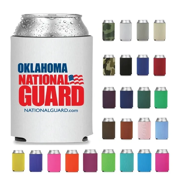 Collapsible Can Cooler, custom koozie with logo imprint 1