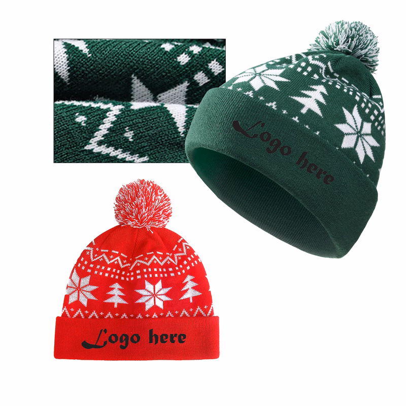 Thick-Waist Christmas Knitted Hat