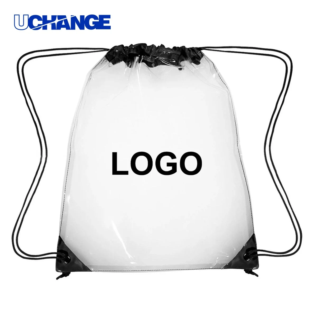 Clear PVC Drawstring Bag Organizer 1