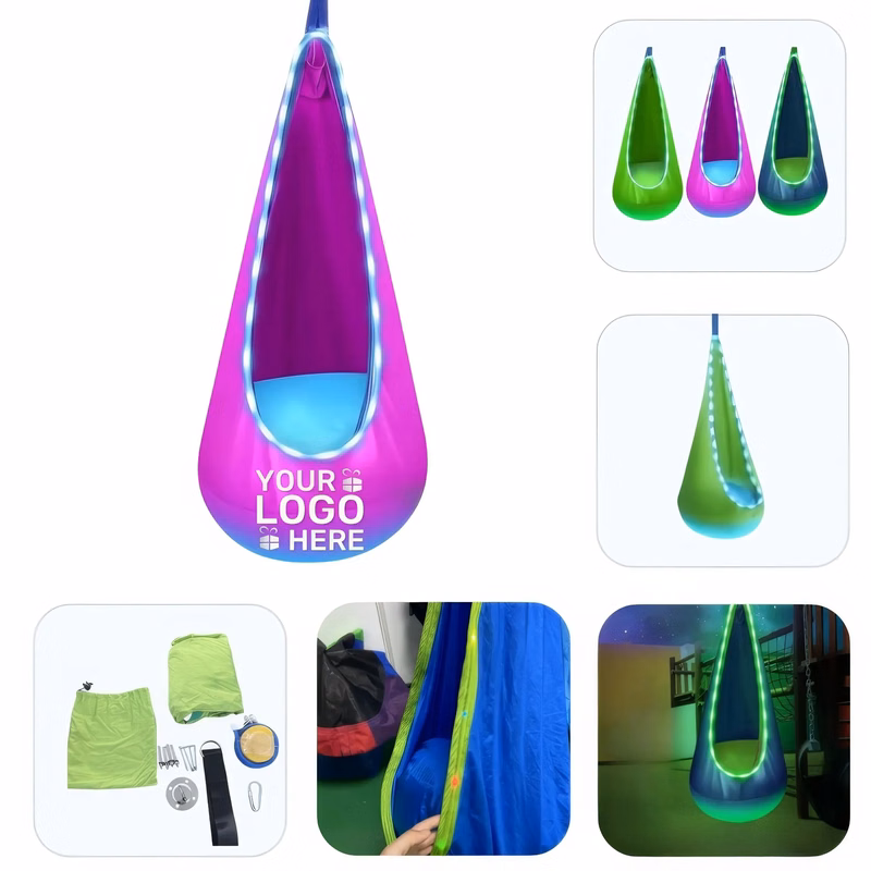 Kids Led Lights Pod Swing Chair