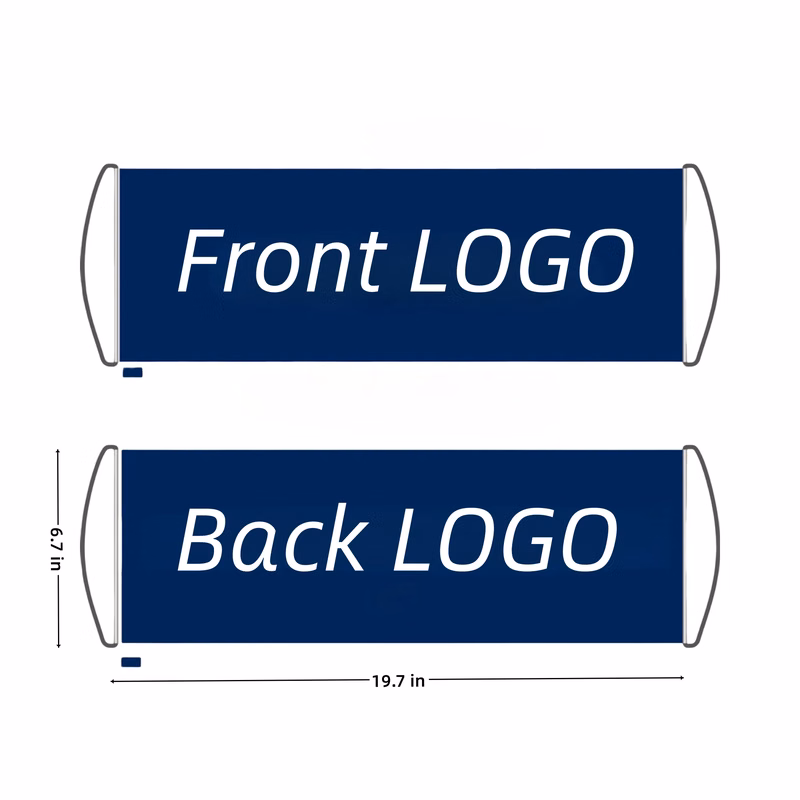 Retractable advertising banner