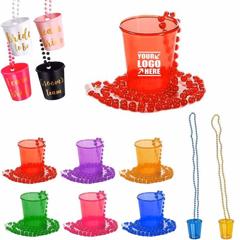2 Oz Party Beaded Necklace Cups