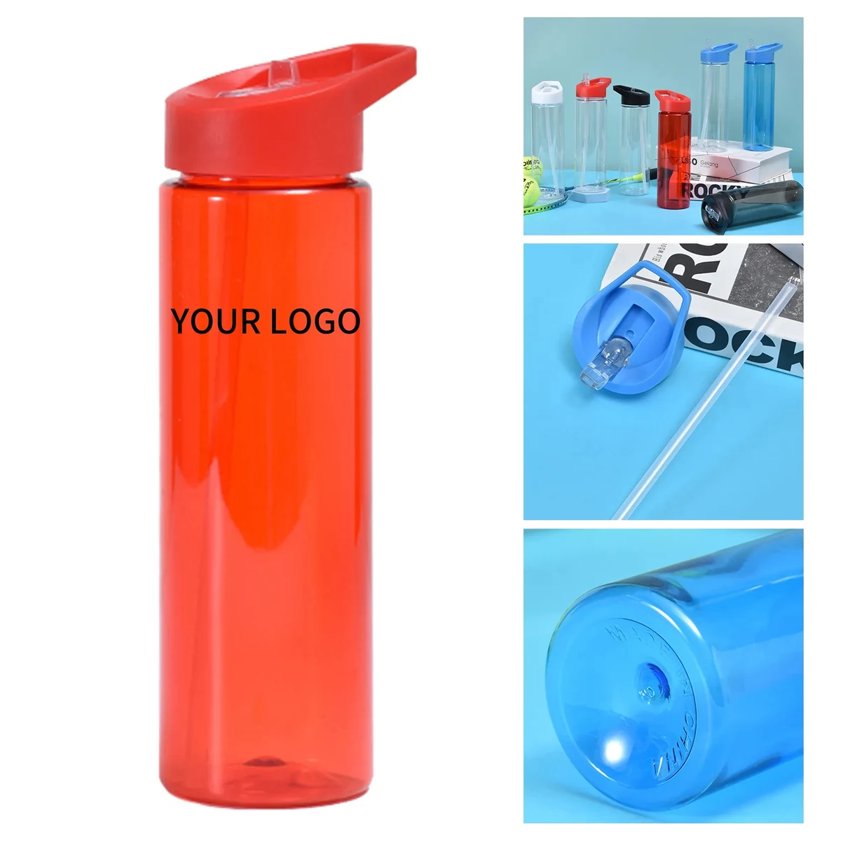 2.8x9.6 Inch Sports Water Bottle 1