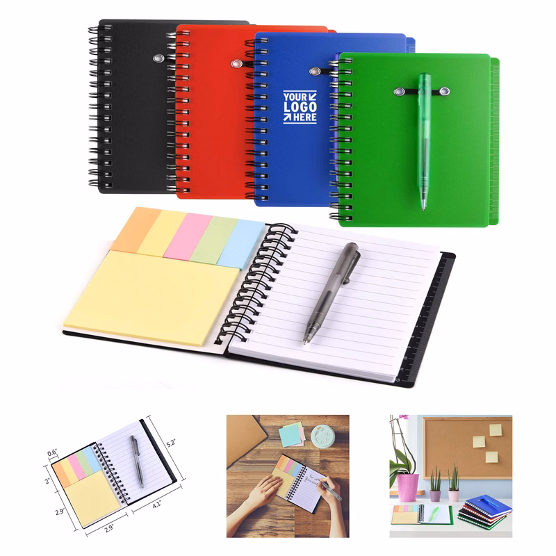 5.1" x 3.54" 60 Sheets Spiral Notebook