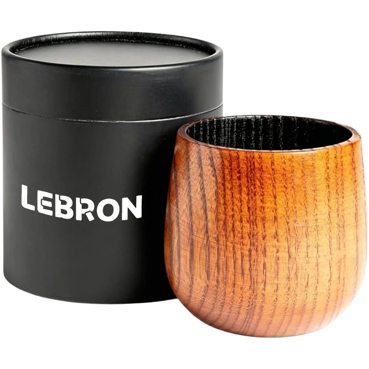 8 oz Wooden Cup with Storage Tube 1