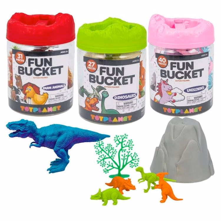 Fun Bucket Action Figures Assorted
