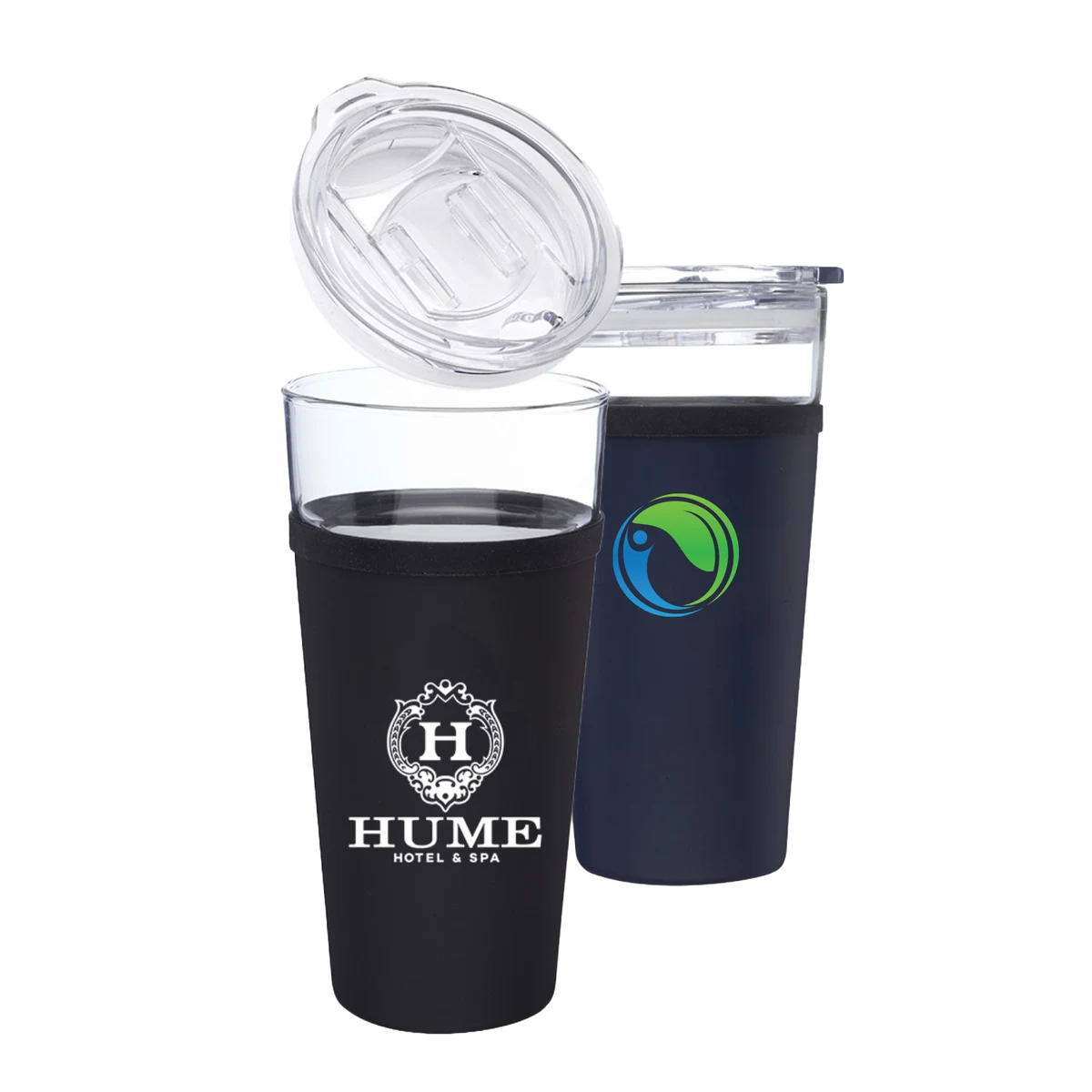 16 oz. Samara Tritan Glass Travel Mugs w/ Custom Logo 1