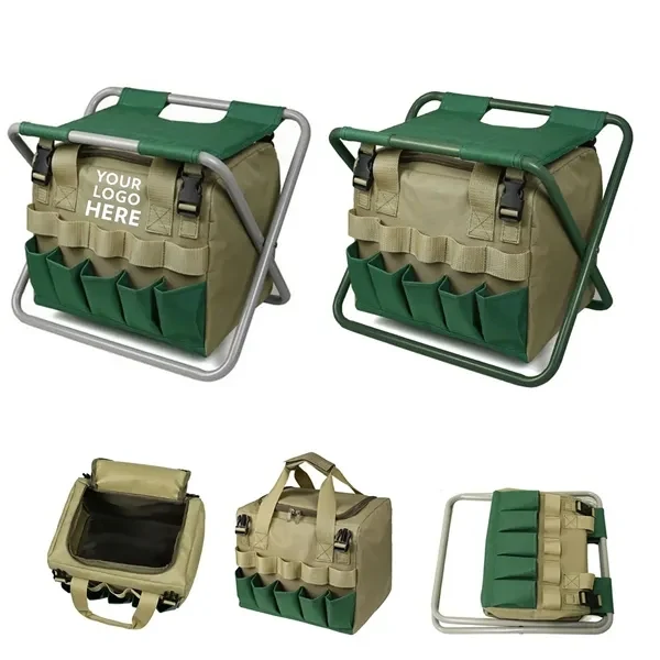Folding Gardener Gardening Stool Organizer for Outdoor 1