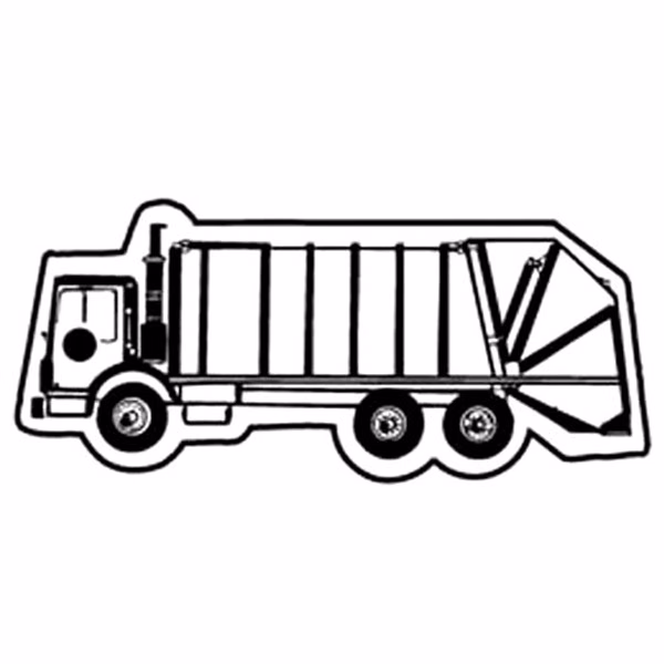 Trash Truck 3 Key Tag - Spot Color