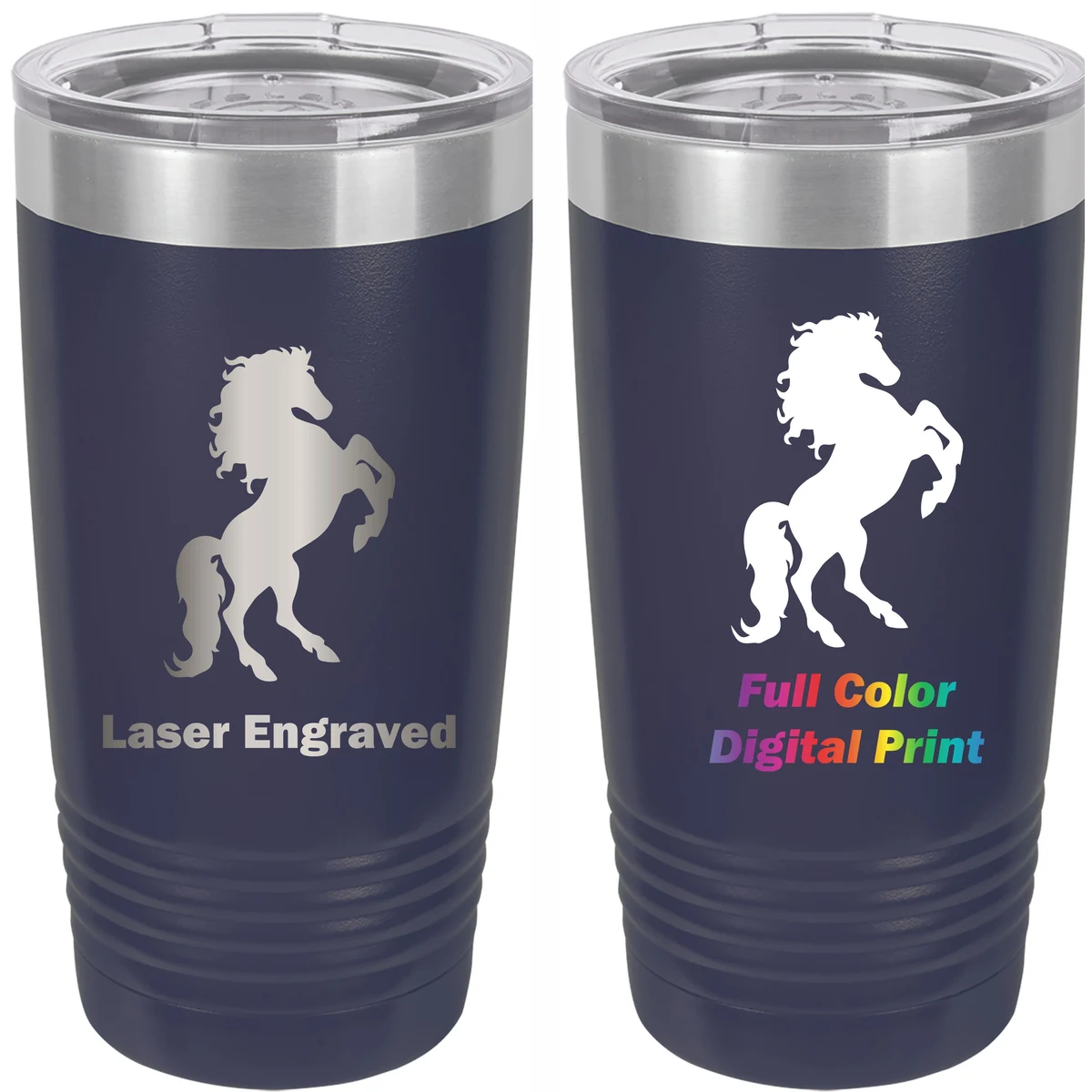 20 Oz. Polar Camel Ringneck Stainless Steel Tumbler w/Slider Lid 1