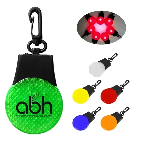 Custom Portable LED Warning Light Clip — Safety Accessory for Outdoor Activities 1