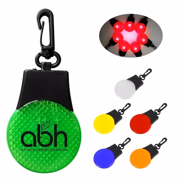 Custom Portable LED Warning Light Clip — Safety Accessory for Outdoor Activities