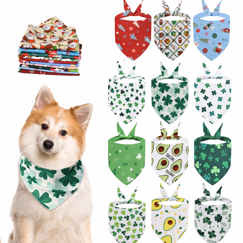 Seasonal Decorative Pet Triangle Scarf