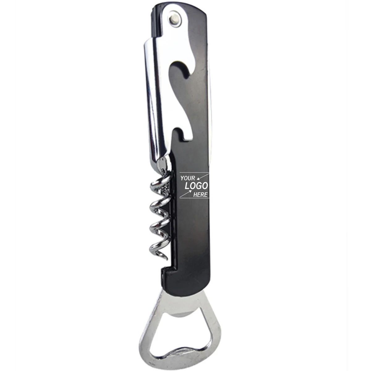 4-in-1 Multipurpose Bottle Opener w/Corkscrew 1