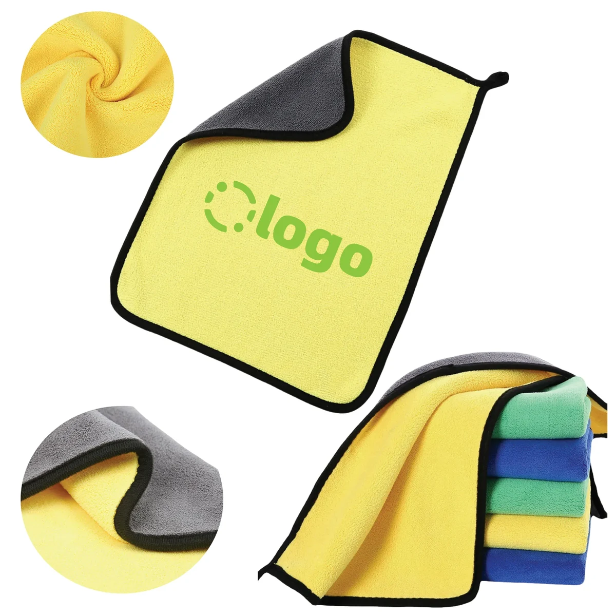 Dual Sided Household Microfiber Towels 1