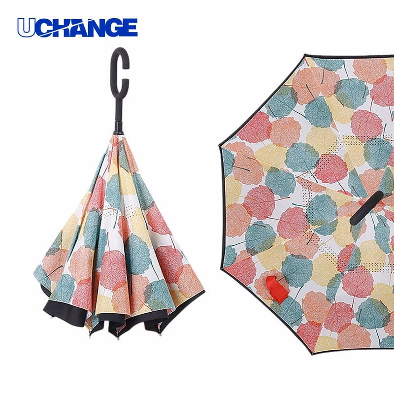 Reverse Folding Umbrella with Wrist Handle 42" x 31.5"
