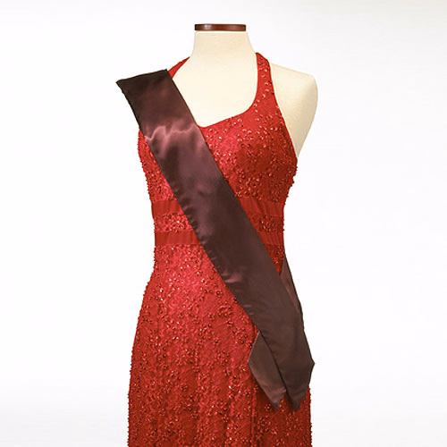 Maroon Pageant Sash