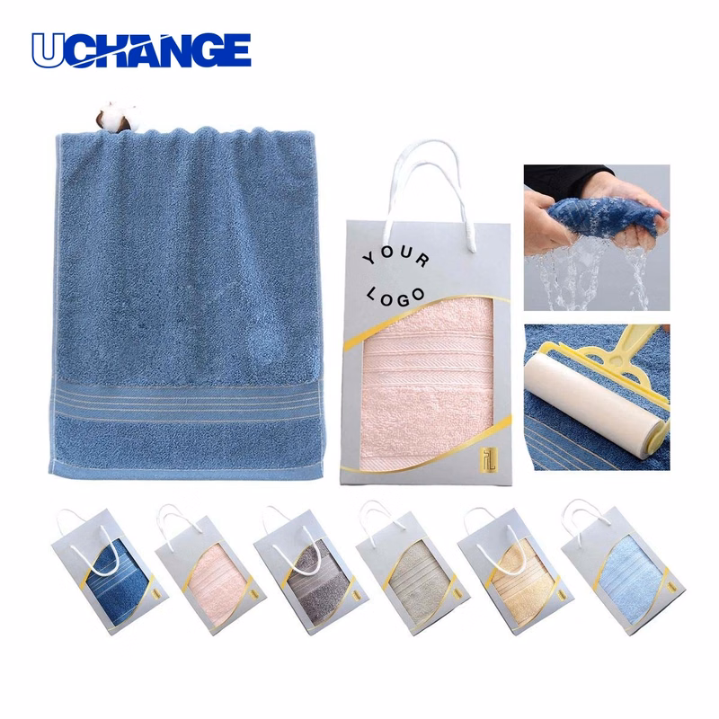 Cotton Towel Gift Set Kit in Decorative Box