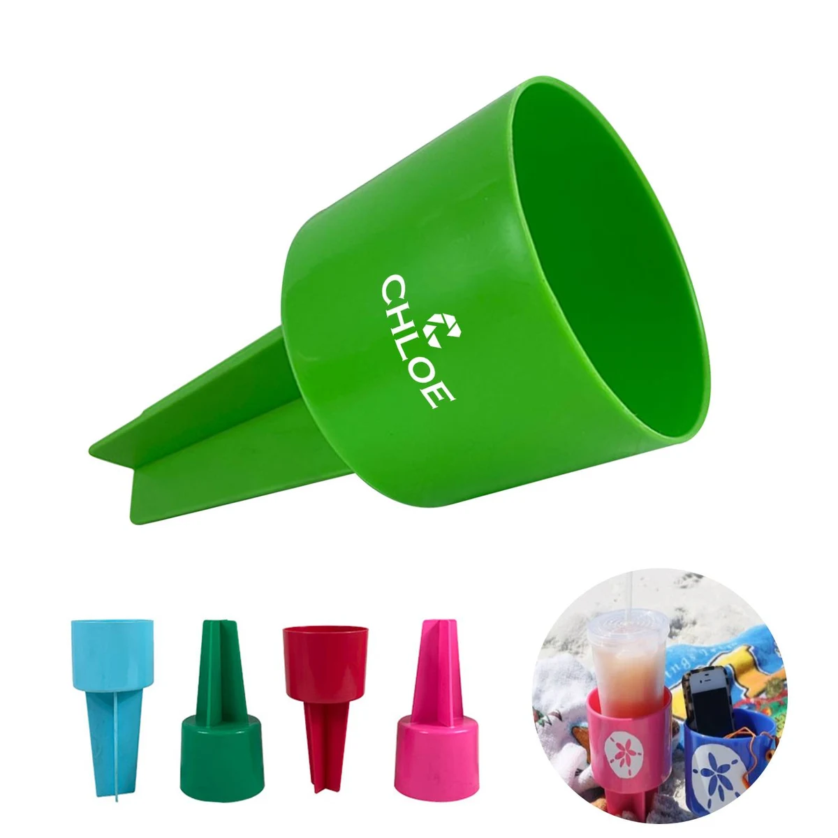 Multifunctional Beach Cup Holder Portable 1