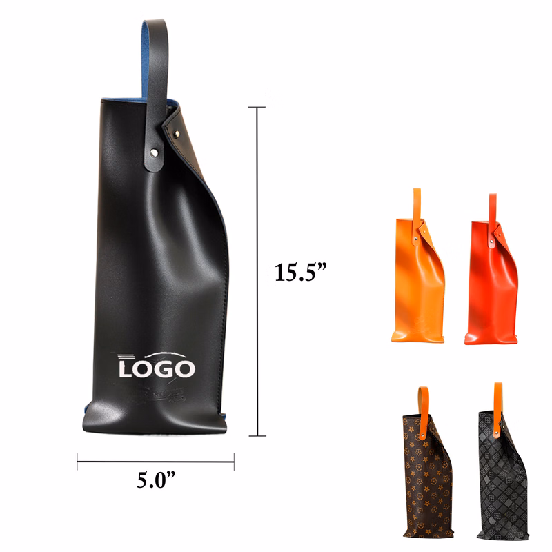 PU Leather Wine Tote Gift Box