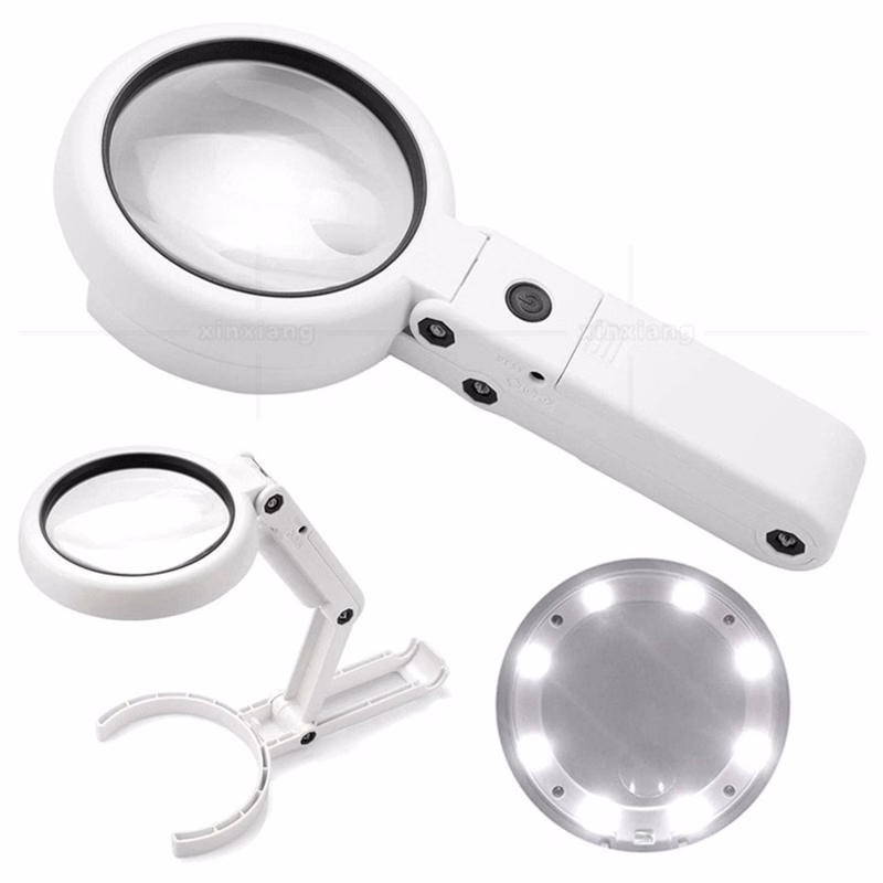 Led Foldable Magnifying Glass