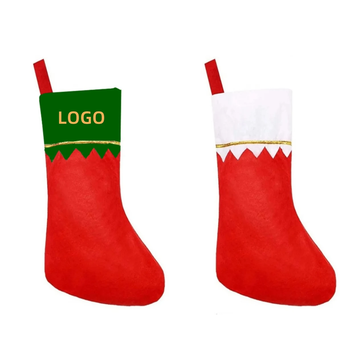 Christmas Stocking Santa Claus Gift Bag 1