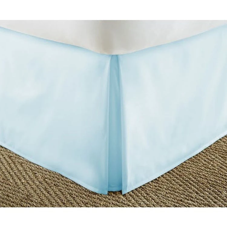 Premium Bed Skirts - Aqua King Pleated 1