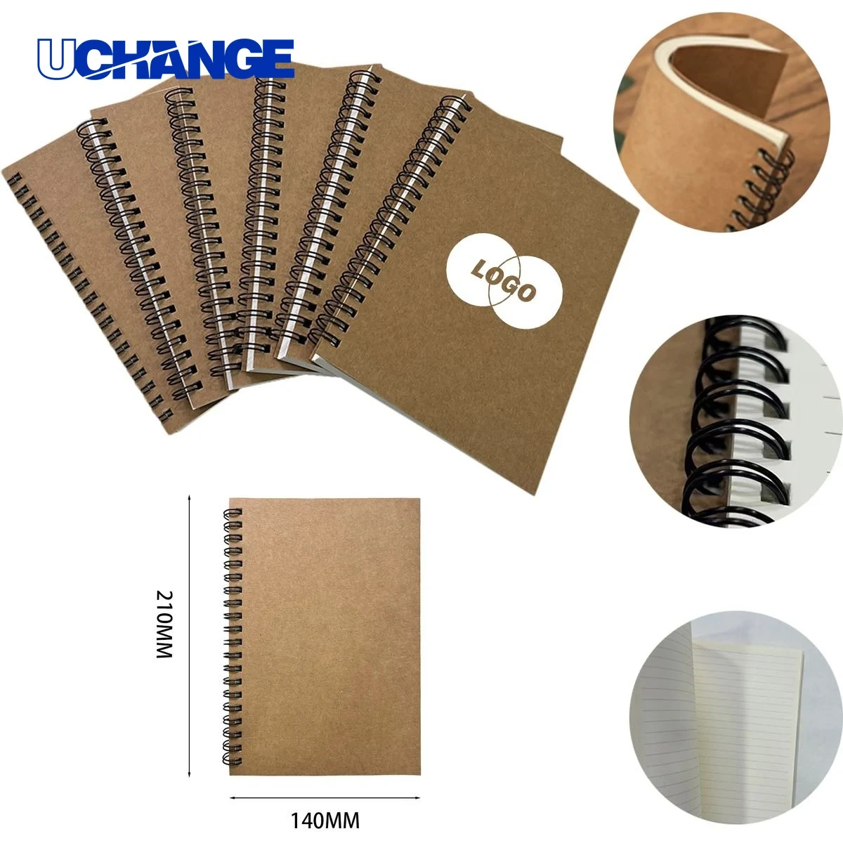 Kraft Spiral Notebook 1