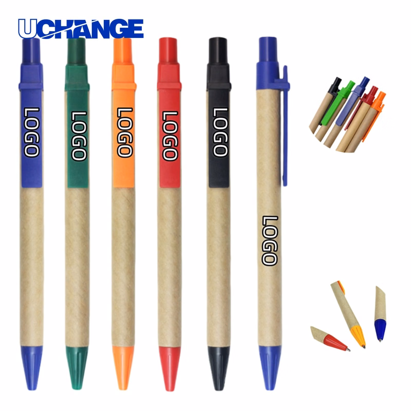 Paper Tube Environment friendly Ballpoint Pen for Eco Gifts