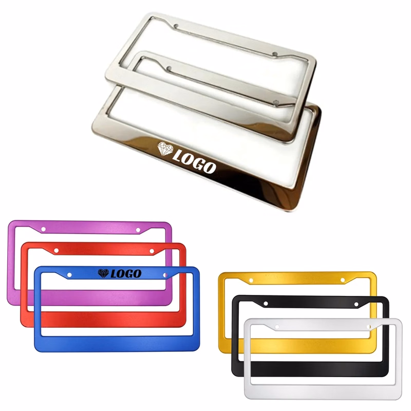 Aluminum Car's License Plate Frame