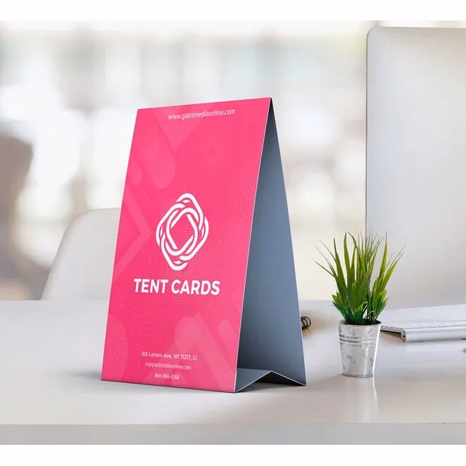 Tent Cards - 8.5" x 11"