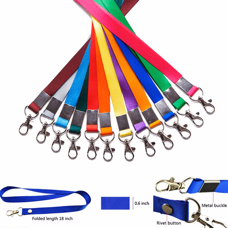 6/10"w Full Color Polyester Lanyard