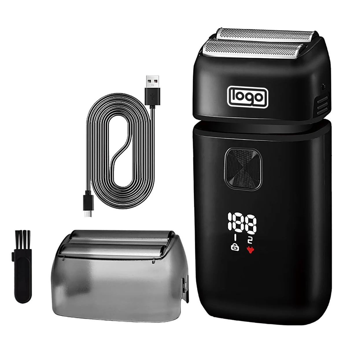 Rechargeable Electric Shaver W/ Led Display 1