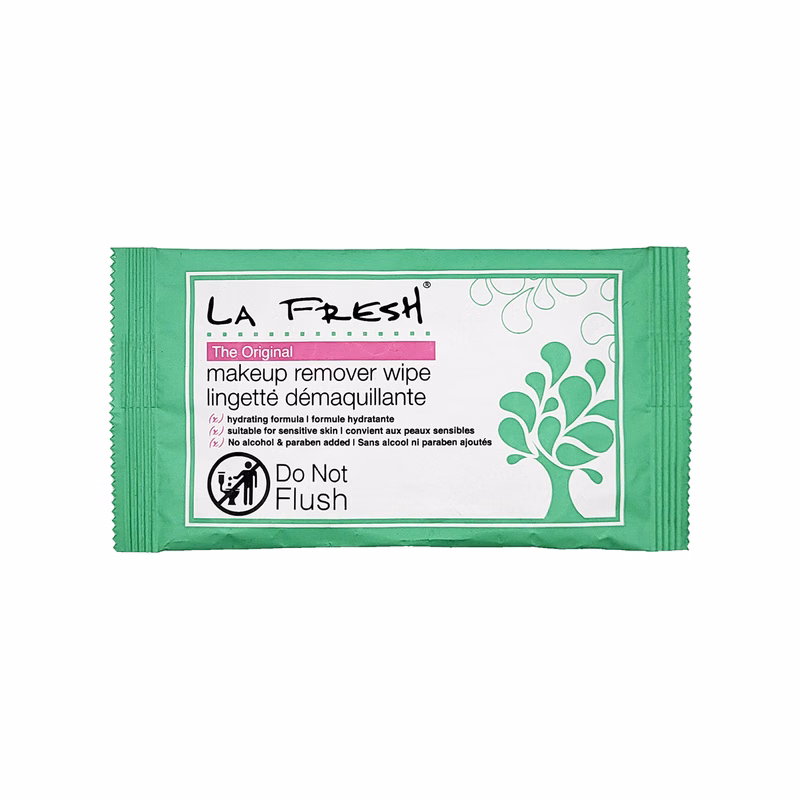 La Fresh Makeup Remover Wipe Green Packaging
