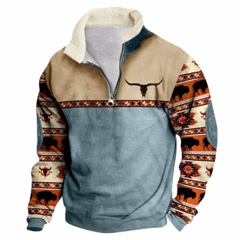 Vintage Long Sleeve Zipper Jacket