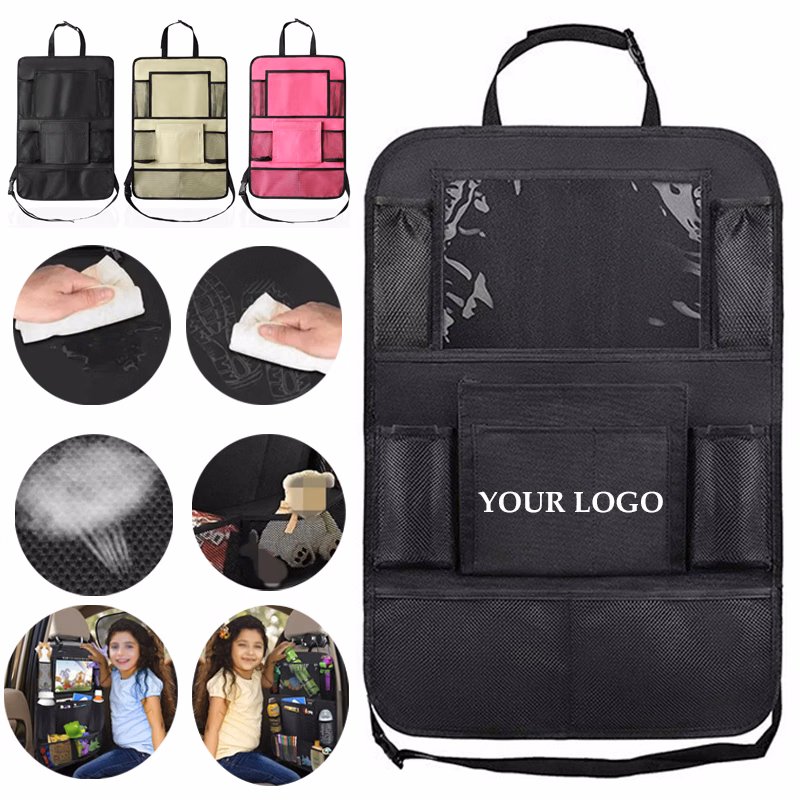 Kick Mats Car Back Seat Organizer