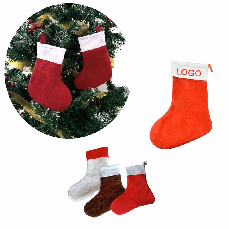 Custom Size Felt Christmas Stocking Ornament