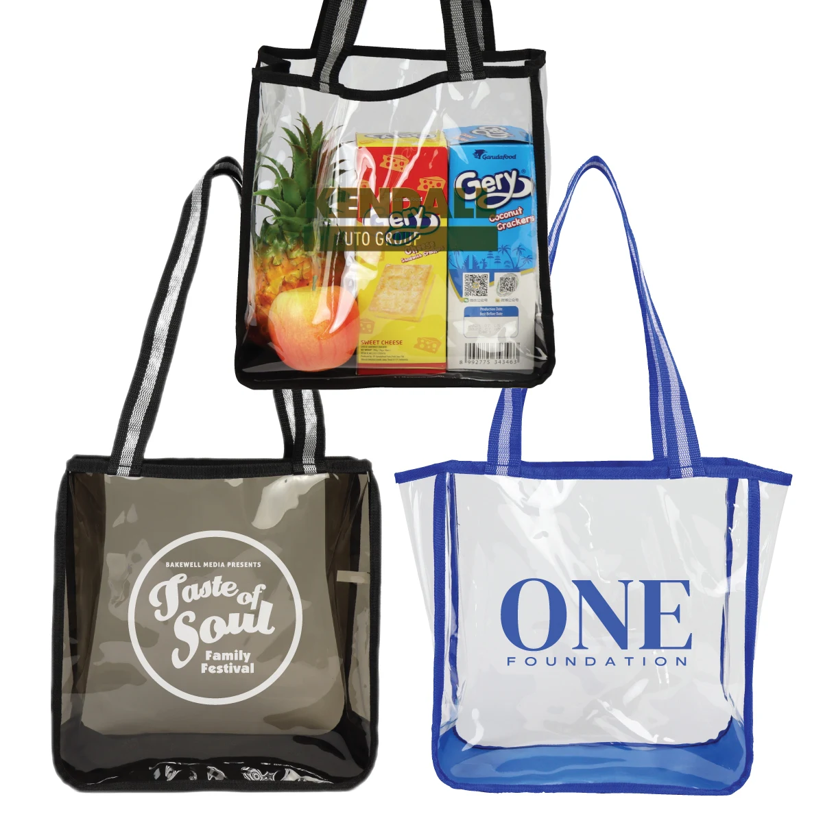 Soft TPU Clear Stadium Tote Bag 1