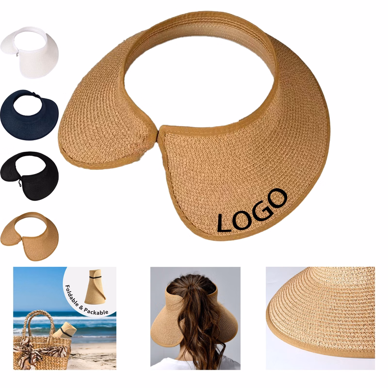 Open-Top Oversized Sun Hat Ponytail Design