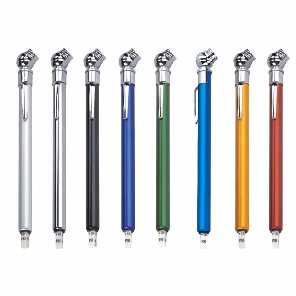Custom Stainless Steel Tire Pressure Gauge Pen — Auto Professional Tool