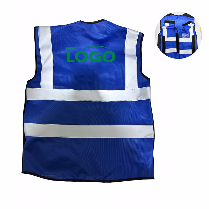 Split reflective safety vest