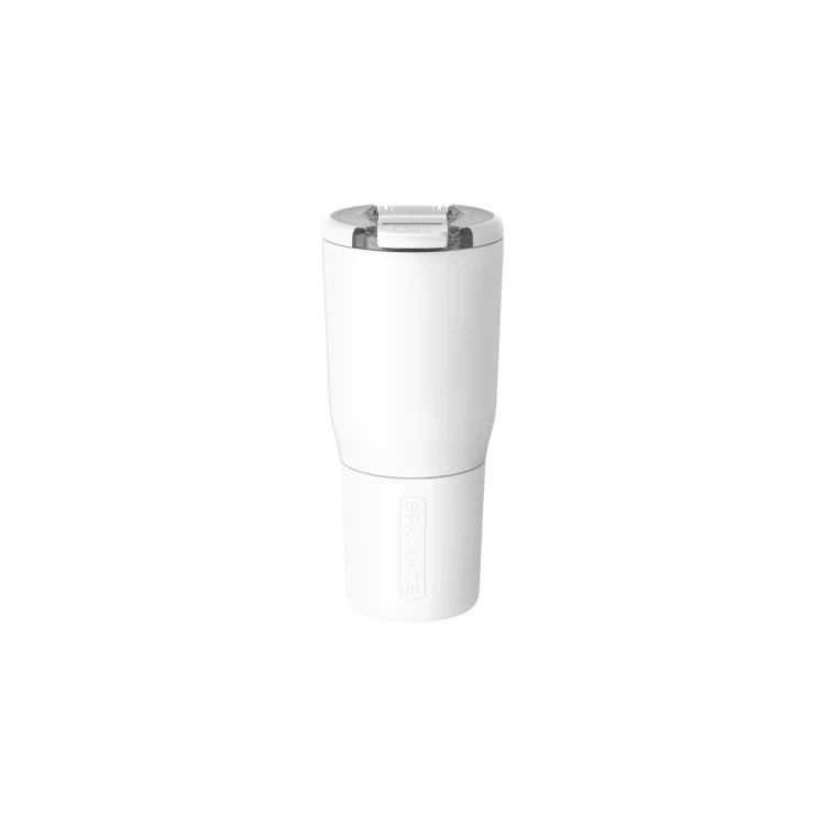 BruMate Nav 25oz - Matte White, custom tumbler with logo imprint 1